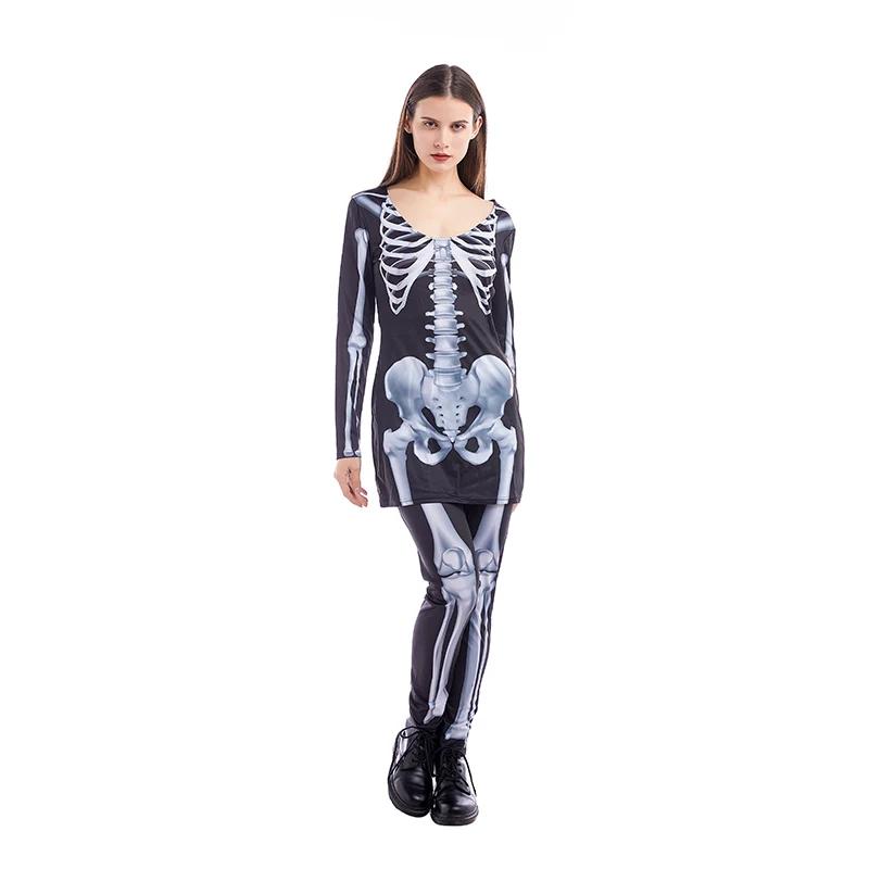 Carnival Halloween Costumes for Women Plus Size Sexy Skull Skeleton Monster Demon Ghost Scary adult Masquerade Fancy Cosplay