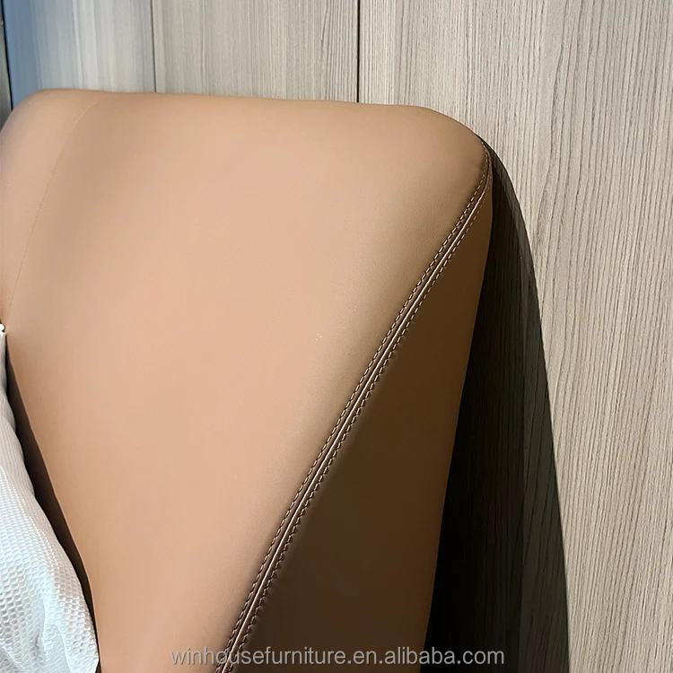 professional manufacture modern luxury design bedroom king bed wooden frame leather bed with headboard
