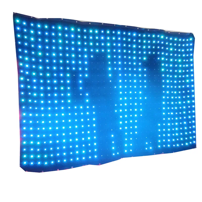 wedding stage decoration p3 p5 p9 p18 indoor led ceiling drapes light decoration wedding led fabric curtain
