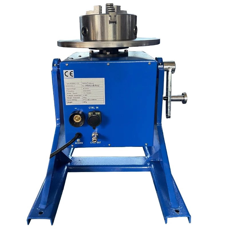 Welding Positioner/turntable /50KG Rotator With K11-165 Three Jaws Chuck + Torch Holder Can Clamp 4-150mm Pipe Workpiece