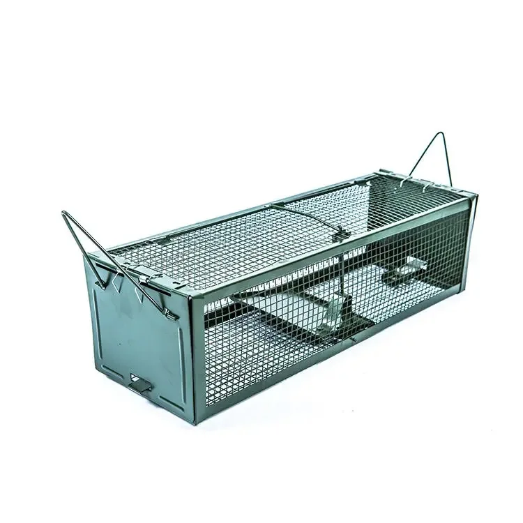 Professional Double Door Mouse Rat Cage Trap Small Animal Trap Cage Metal Mouse Trap