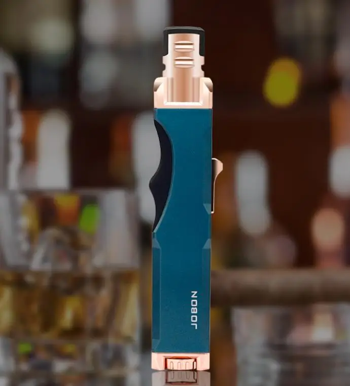 Portable Windproof Refillable Butane Lighter Gas Torch Jet Flame Cigarette Cigar Lighters