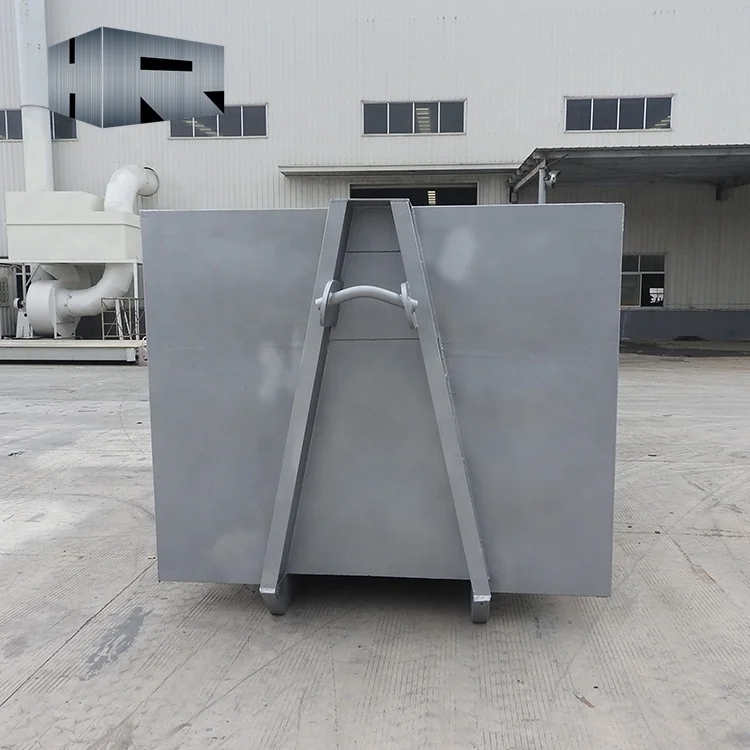 Hot dip galvanizing dumpster Stacking Bin roll off container