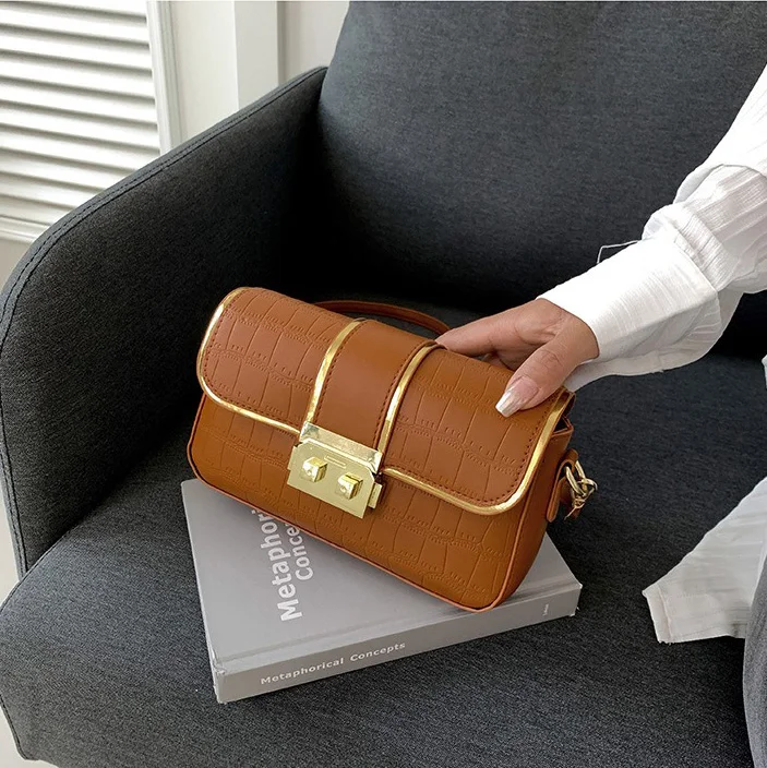 2024 Latest Wholesale Fashion Shoulder Bags Women Popular Designer Stone Pattern Messenger Bags High End Purses for Ladies