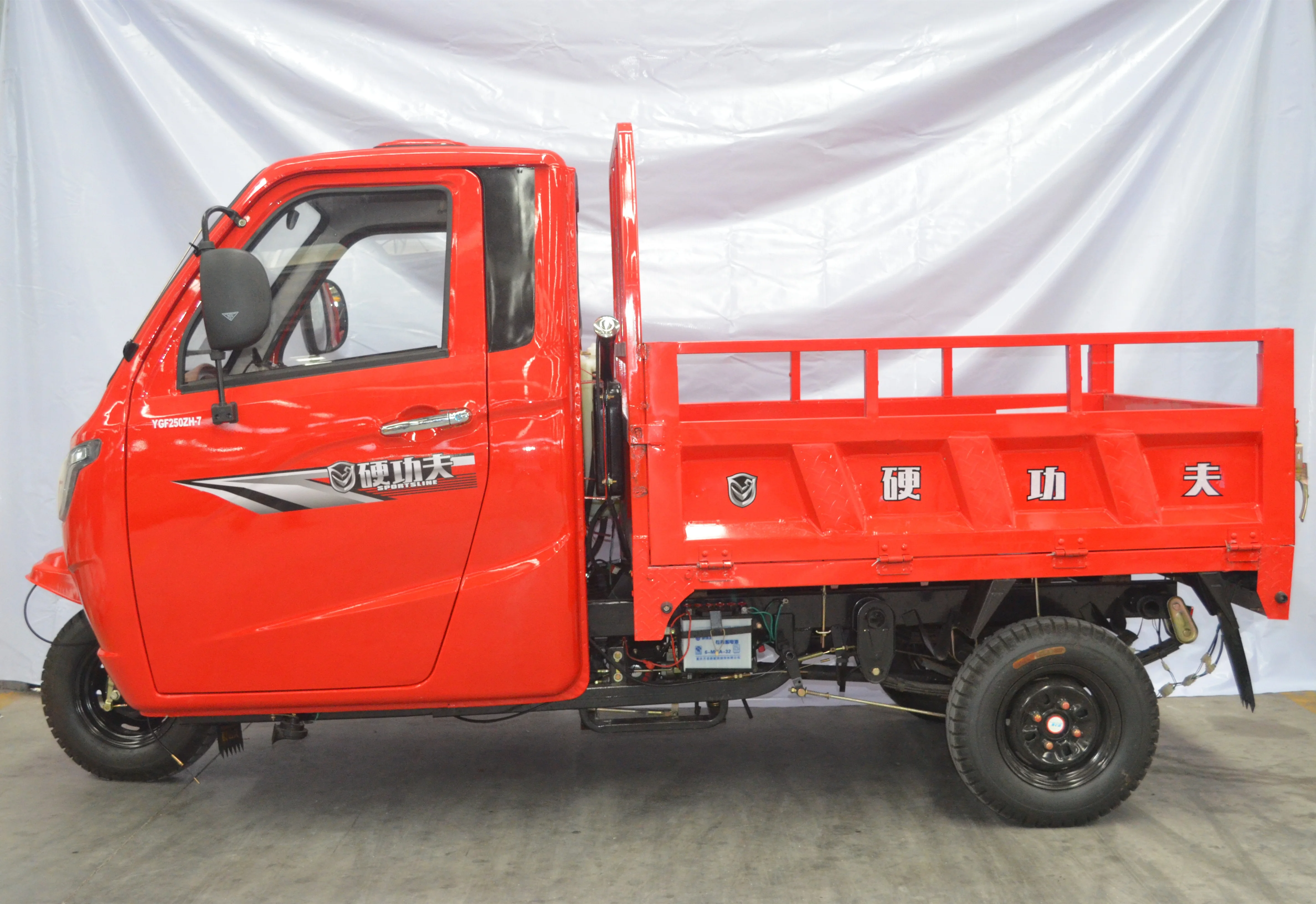 200CC/250CC/300CC MAOTORIZED CARGO TRICYCLE WITH CABIN WITH STEERING WHEEL