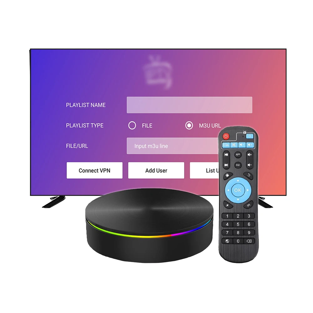 2024 best server Lion trex Strong 4k Android Smart IPTV Box Subscription Android TV box Megaott