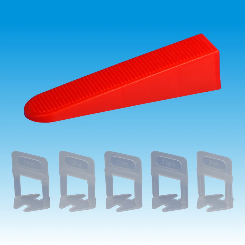 Plastic tile leveling system / clips and wedges ceramic tile leveling /install tools tile leveling system spacer