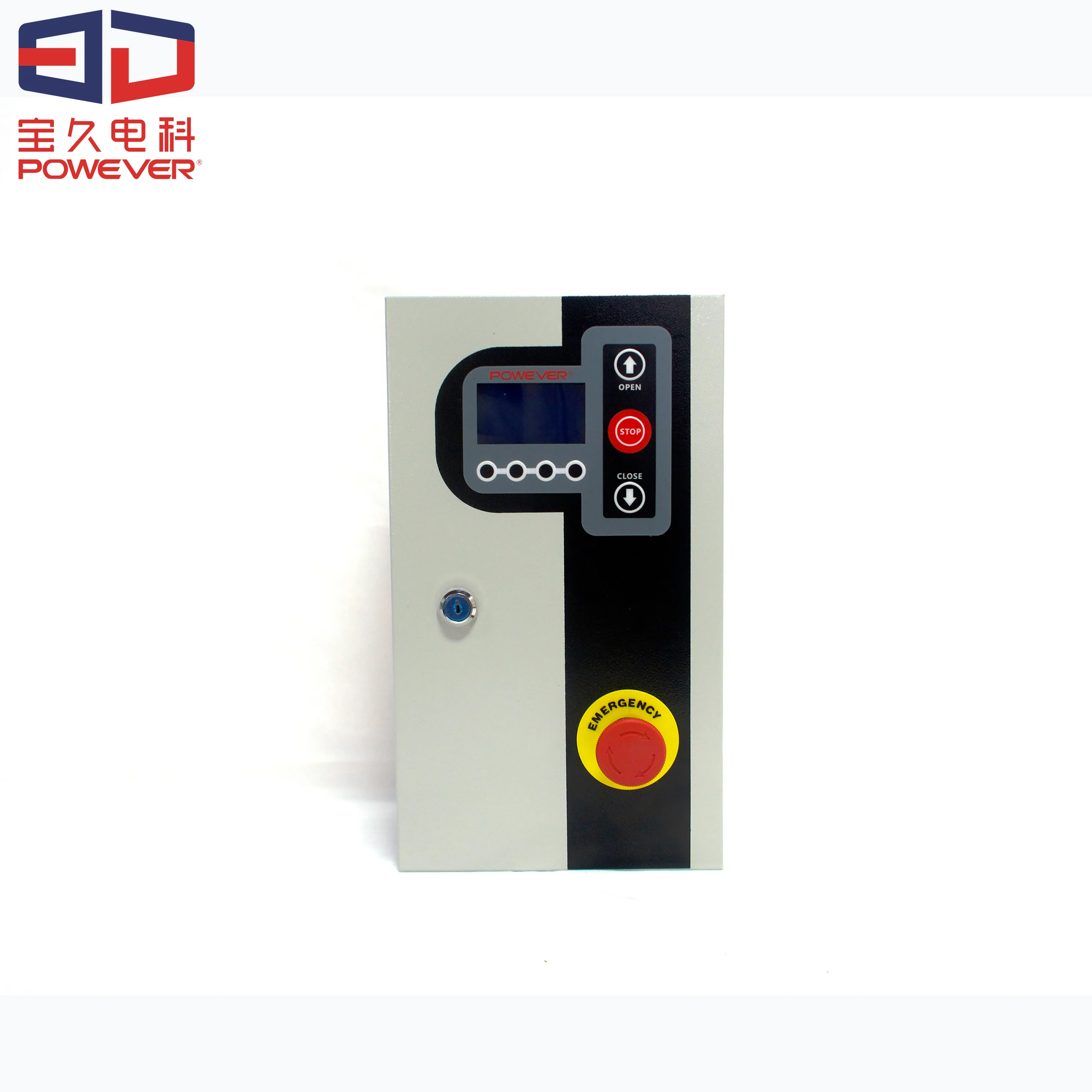 POWEVER 0.75KW Shutter Rolling Up Folding High Speed Pvc Door Servo Control System Control Box and Motor