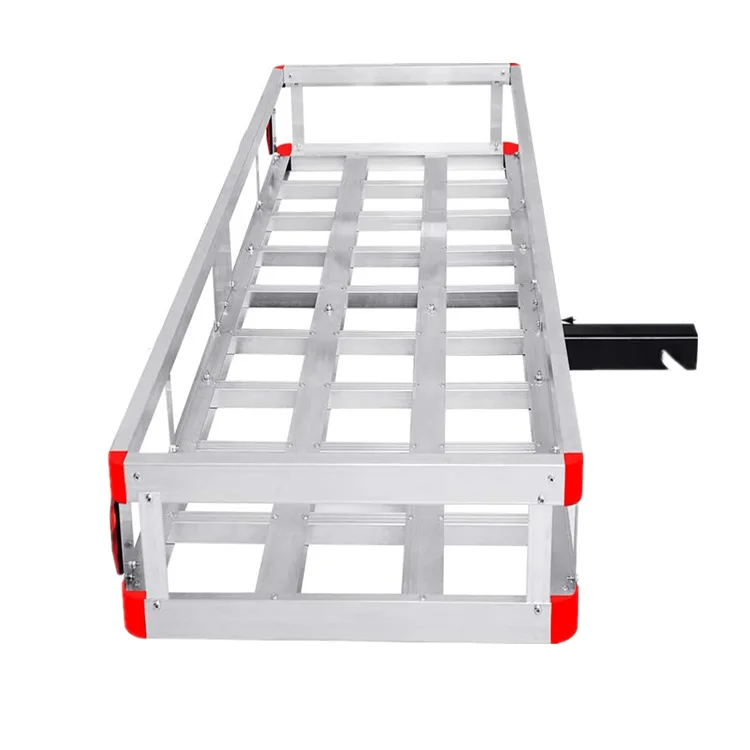 49.4 x 22.4 x 7.1 in Hitch Cargo Carrier, 500lbs Loading Capacity Trailer Hitch Mounted Cargo Basket