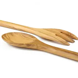 Amazon Hot Sales Bulk Olive Wood Kitchen Utensils Set Cooking Tools