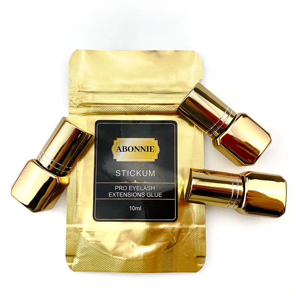 custom logo eyelash extension glue korea waterproof low humidity eyelash glue 0.5s 0.3s dry latex free eyelash glue