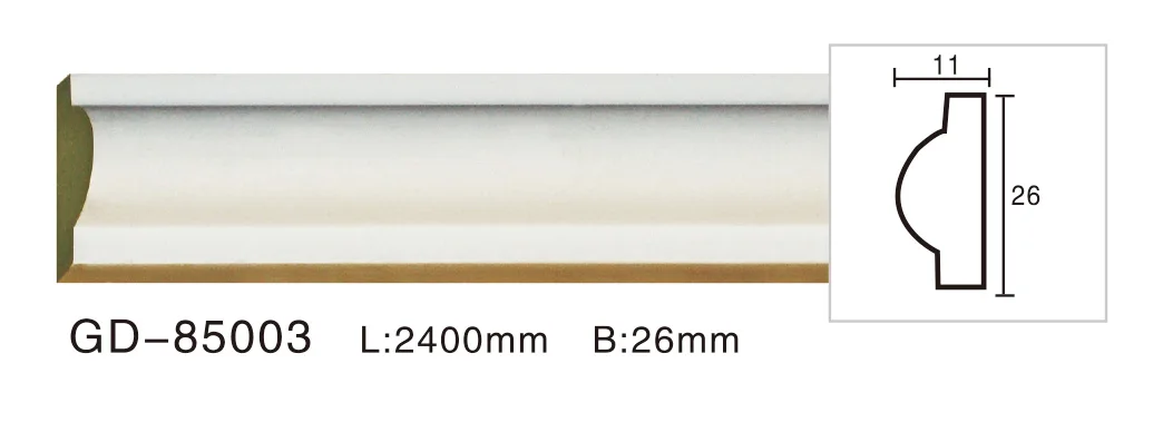 Wholesale price High Quality ceiling Cornices Polyurethane Molding for Interior Decoration PU Flat Moulding Crown Molding