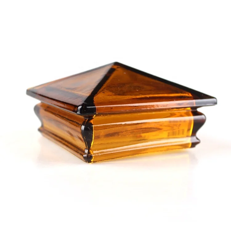 Colored Fence Glass Post Caps For Garden Decoration