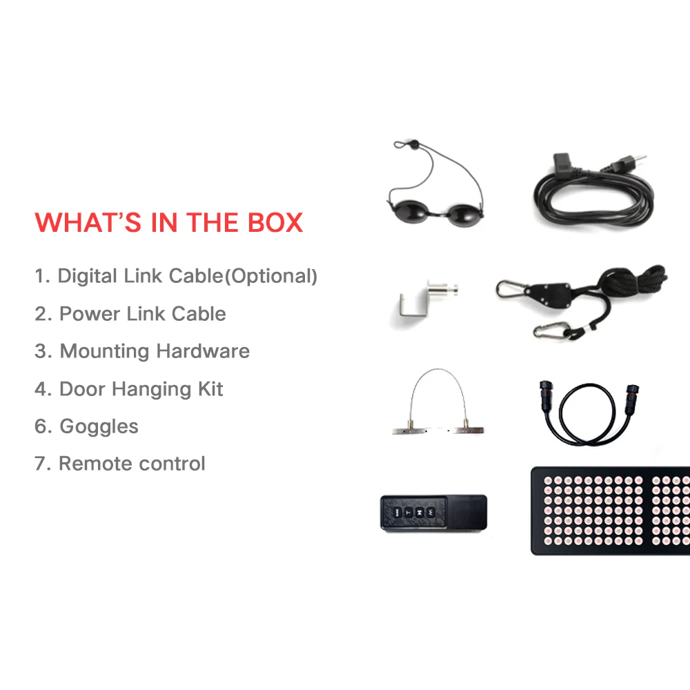 Sunglor Full Body light therapy device 630nm 660nm 810nm 830nm 850nm Near Infrared Red Light Therapy Panel