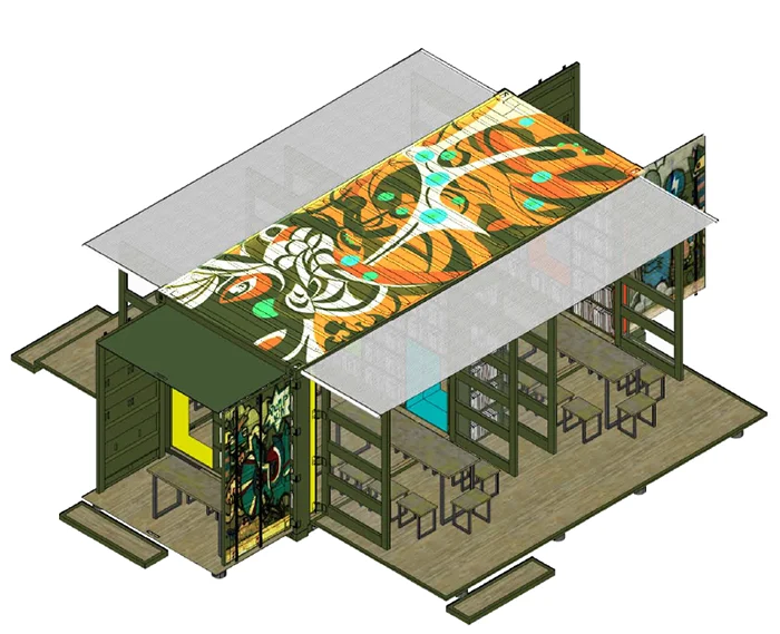 Hyundai 20 foot modular house prefabricated container office