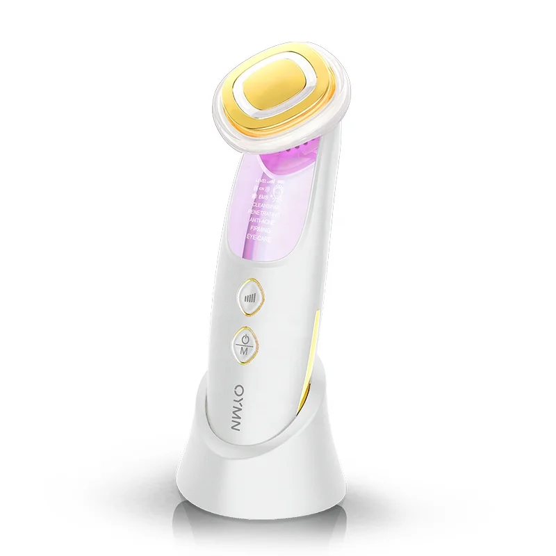 EMS  LED light and high vibration beauty instrument Wrinkle Remover Face Lift Skin Care Massage Tool Facial Massager