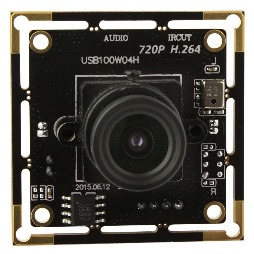 ELP CMOS 1MP 720P OV9712 USB Camera Module with H.264 Output with Microphone Mini Web Camera for Embedded Application