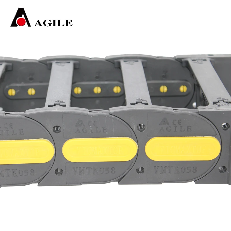 
58*175 mm VMTK reinforced open type plastic cable towline drag chain 