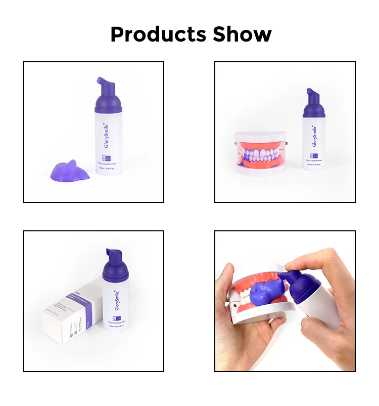 Wholesale Newly V34 Tooth whitening Private Label Mouth Toothpaste Foam