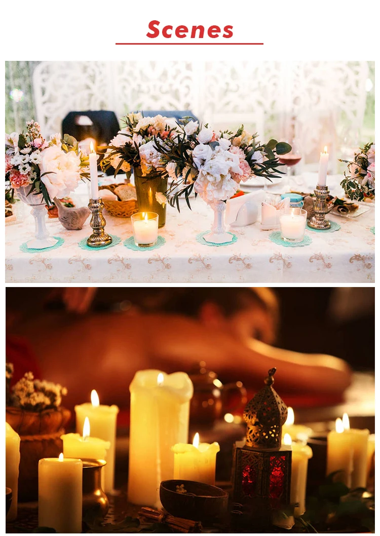 Scented Candle Crystal Salts Apricot Coconut Wax Scented Candle Concrete Scented Candles Pack Of 12