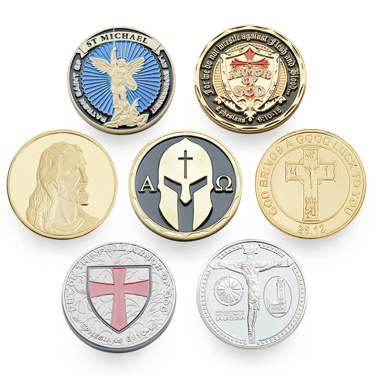 Custom Christian Bronze Tungsten Gold Silver Replica American Eagle Coin