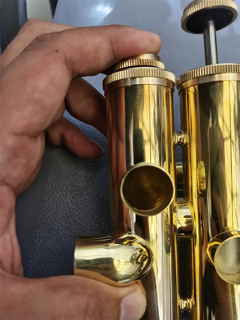 4 pistons casing for BBb tuba 19mm bore size brass instruments