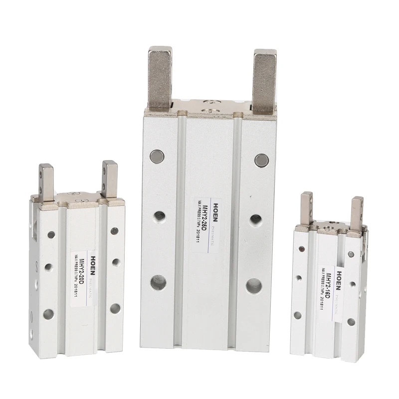 MHY2 180 градусов, Алюминиевый пневматический газовый коготь, воздушный параллельный цилиндр, MHY2-10D2 MHY2-16D2 MHY2-20D2 MHY2-25D2