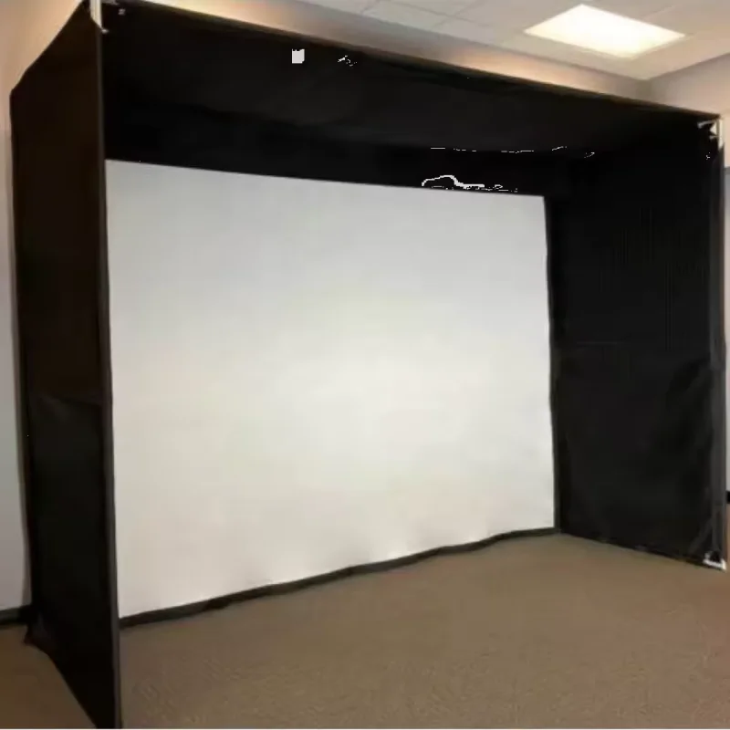 Indoor Outdoor Golf Practice Durable Golf Simulator Impact Screen 3d Impact Screen Virtual Low Noise