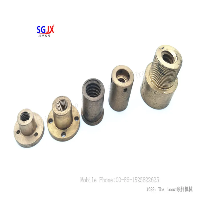 CNC lathe brass accessories CNC precision parts machining metal copper parts processing non - standard products to figure
