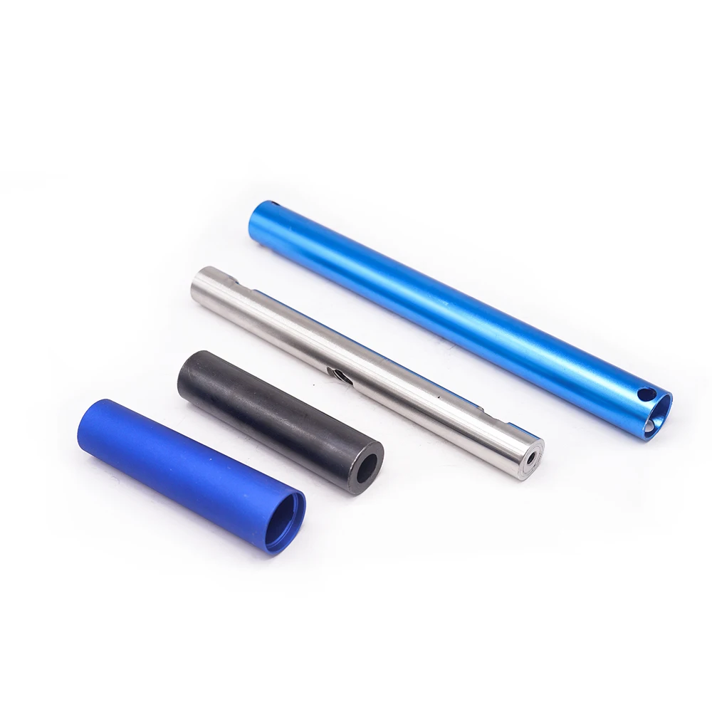 Custom Precision Threaded Aluminum Tube with Hole Adjustable 1 Inch Aluminum Cylinder Plating Zinc Tube for Furniture Leg