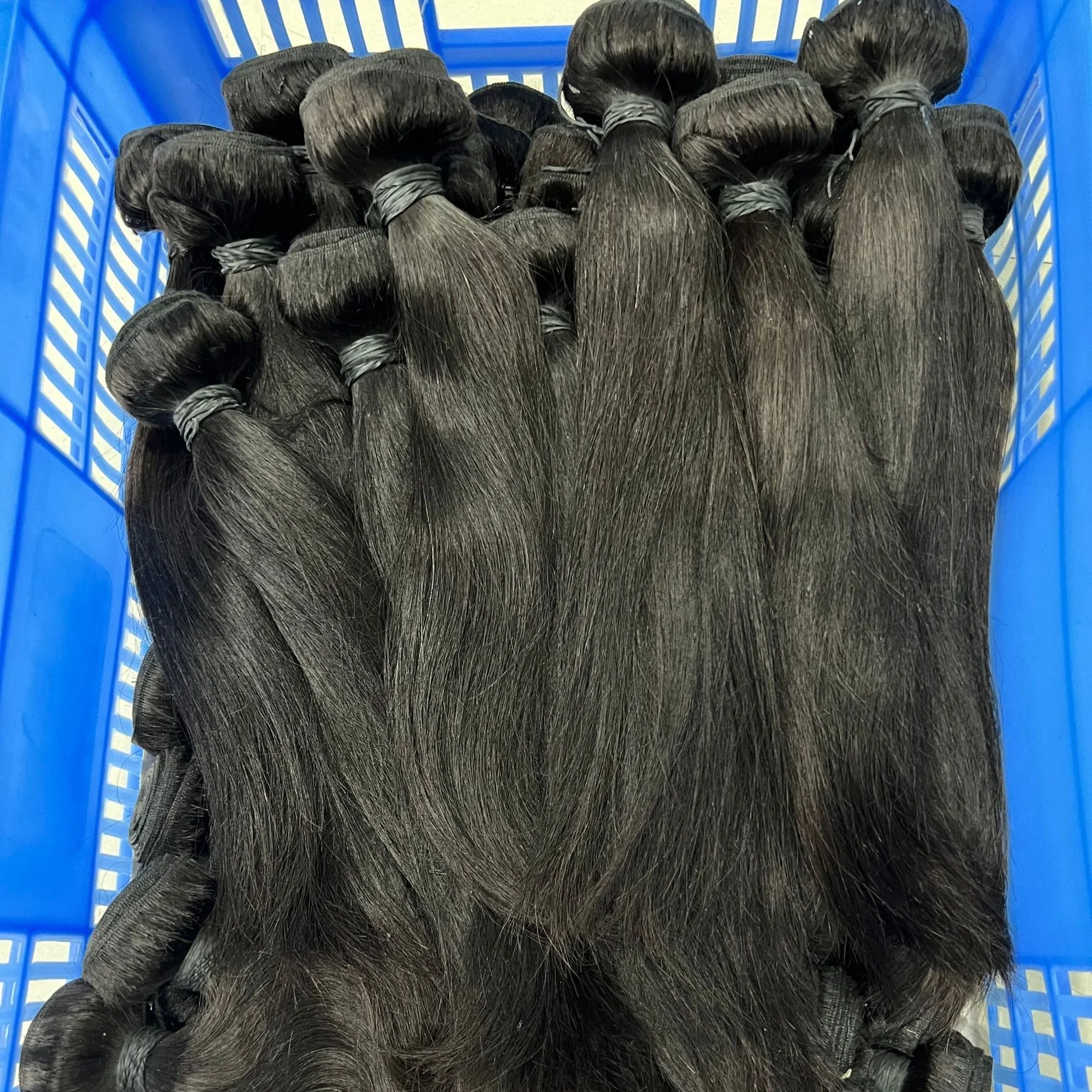 Factory Cheap Price Natural Straight Color Black 100% Human Virgin Cuticle Aligned Raw Vietnamese Hair Bundles Wholesale Vendors