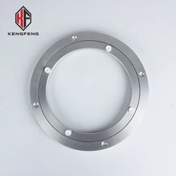 360 degree non return silver aluminum turntable bearing furniture dining table 5 inch lazy susan swivel bearings