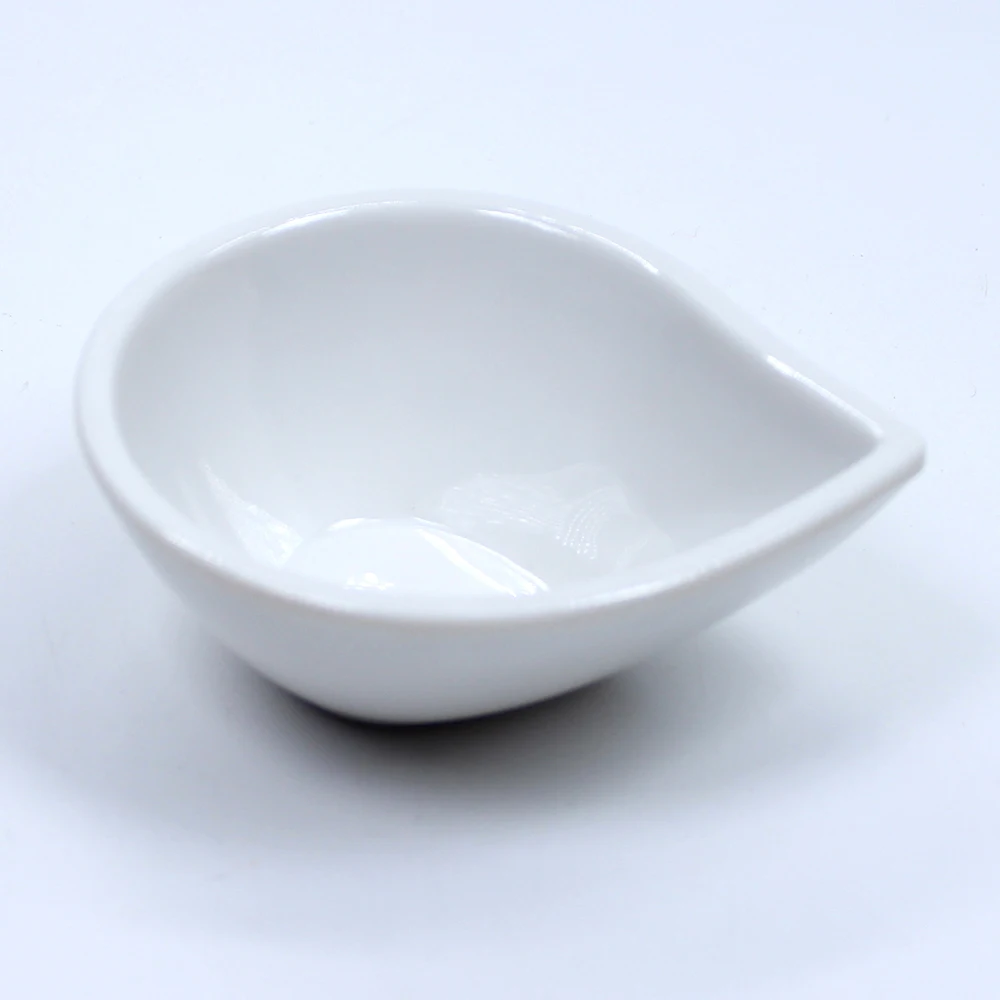 Японский 4 дюймов белый пластик меламин горчичный соус соевые блюда салат Туалетная чаша