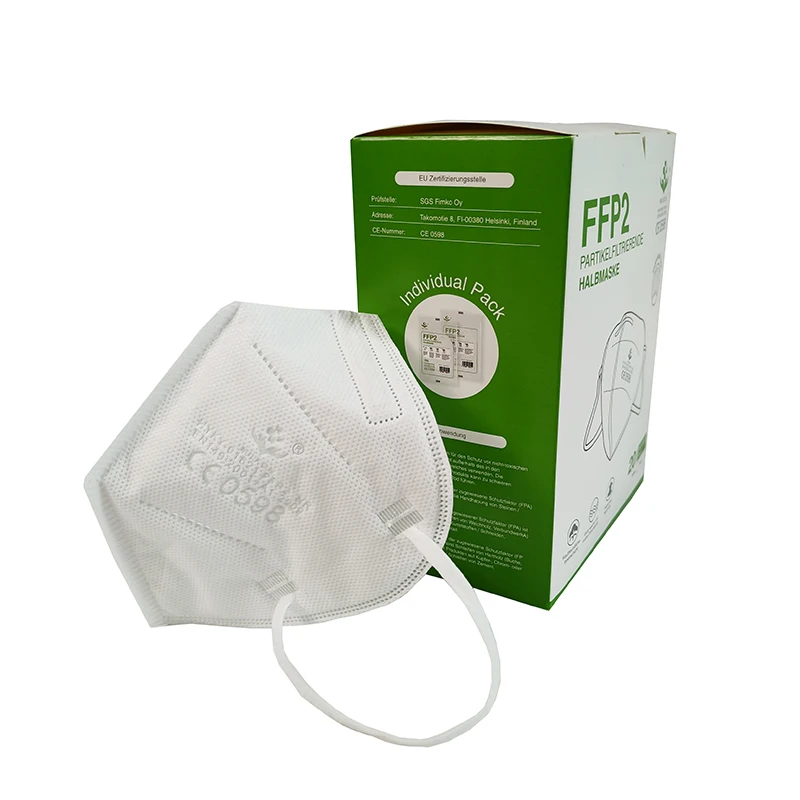 5ply Non Woven Kn95 Masque Ffp2 Mask CE En149 FFP2 NR Disposable Face-mask-ffp2 Manufacturer