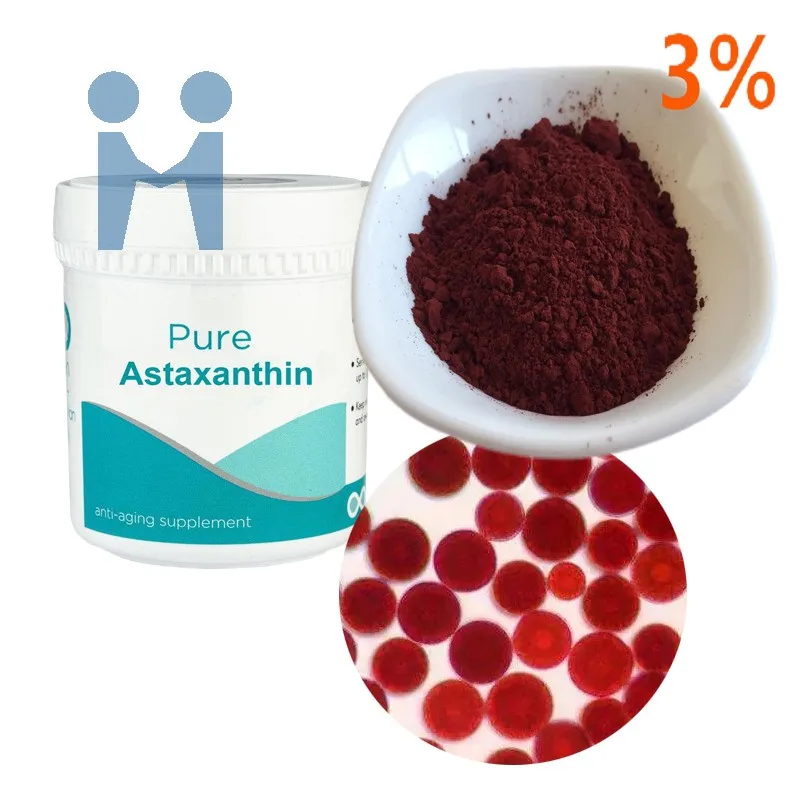 Bulk Supplements Haematococcus Pluvialis Extract Powder Natural 5% 99% Astaxanthin 472-61-7