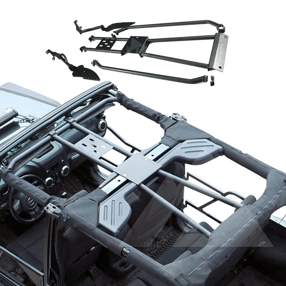 Roll Cage For Vehicles For Jeep For Wrangler JK 2007-2017 Accessories Roll Cage Prevent Rolling Steel  J385 LantSun