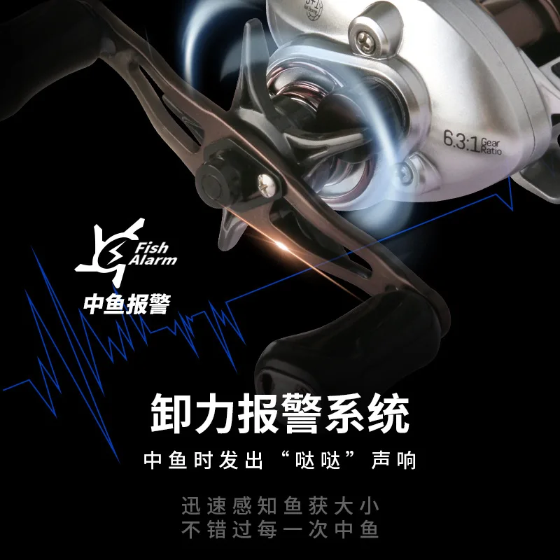 TRANX BaitCasting Fishing Reels Ball Bearings 3/1 GEAR HAGANE BODY S3D SPOOL SA-RB Saltwater Reel Fishing Wheel