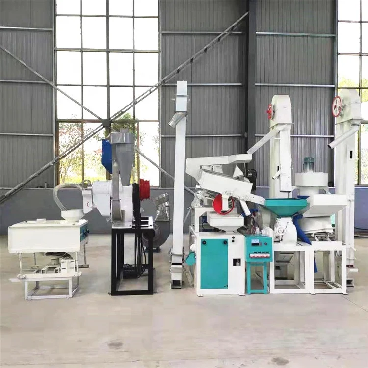 Fully automatic complete set of rice milling machine rice millet stripping machine quinoa husking equipment
