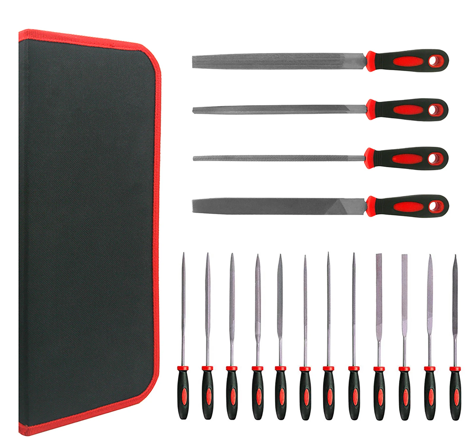 
16Pcs T12 Drop Forged Alloy Steel File Set for Wood Metal 
