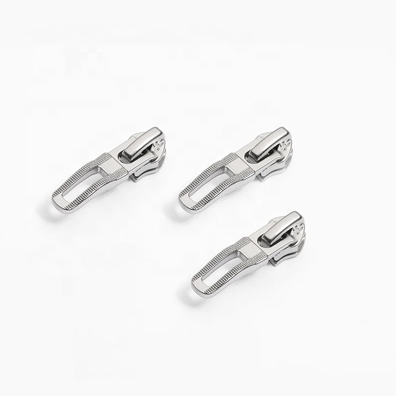 YAB Top Selling Customized Logo Reversible Zipper Head Metal Puller Slider