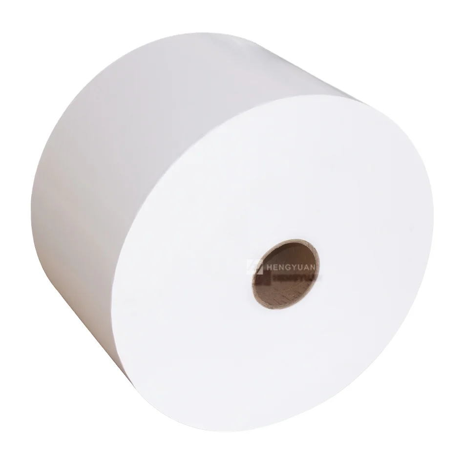 Custom sizes Self Adhesive Raw Material Sticker Direct/Transfer Thermal Labels Paper Jumbo