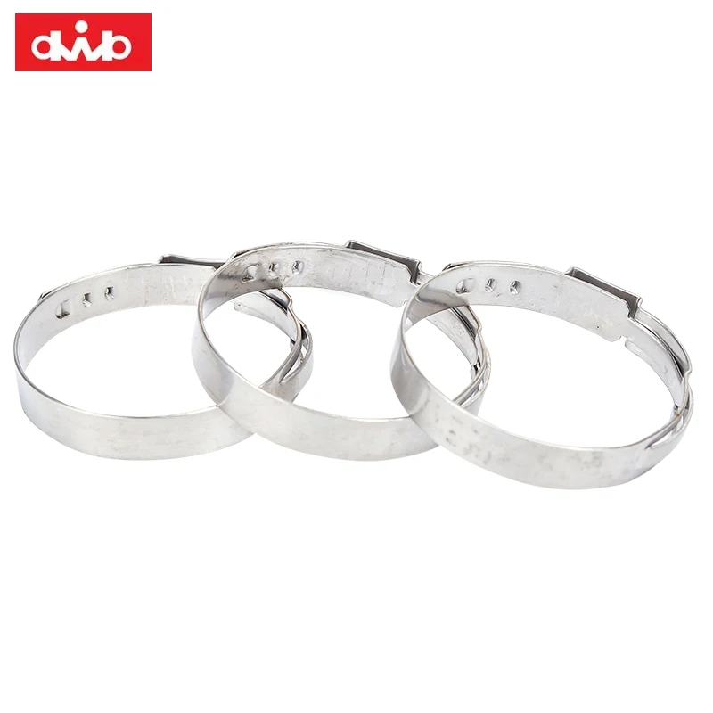 304 Stainless Steel Single Ear Hose Clamp Suitable for Automotive