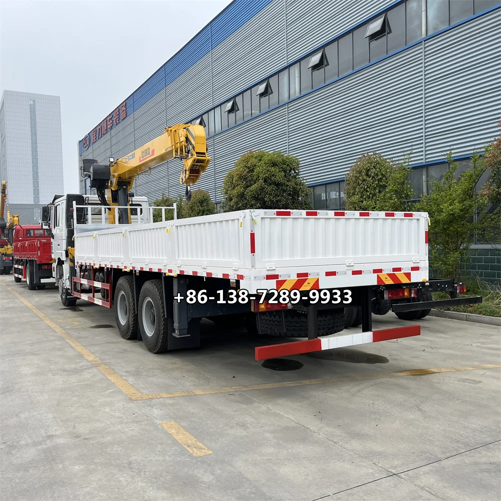 Shacman 10tons 12ton 14ton 16tons Multi-functional Special timber grab Truck Mounted crane timber scrap crane