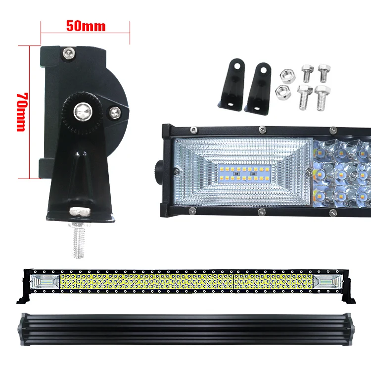 high power LED Light Bars 21inch 31inch 42inch 52inch led light bar offroad 270w 405w 540w 675w dual colors work light for truck