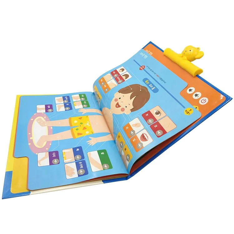 Baby Sound Books Korean Arabic Language Sound Book Educational Learning Machine For 3 Year Olds