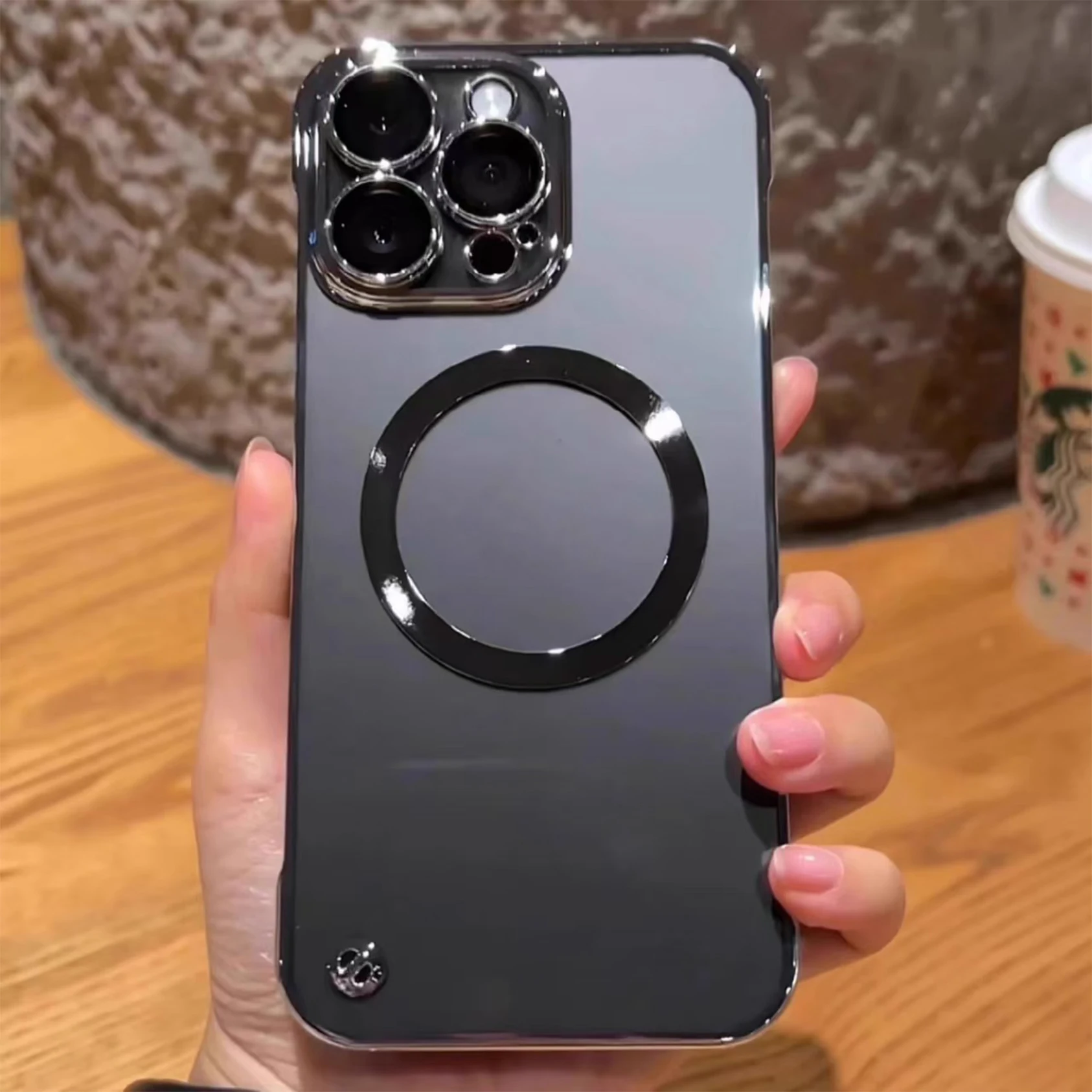 Новый продукт 2025 популярный Магнитный чехол для iphone 16 15 14 13 pro max чехол для телефона Магнитный чехол для зарядного устройства для iphone аксессуары