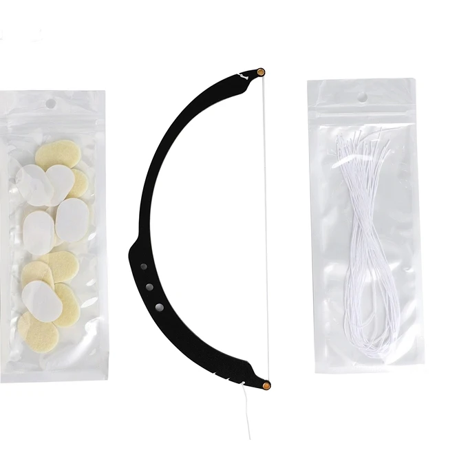 Stainless Steel Bow Arrow Eyebrow Measuring Tools Permanent Microblading Eyebrow Tattoo Ruler for Microblading Supplies