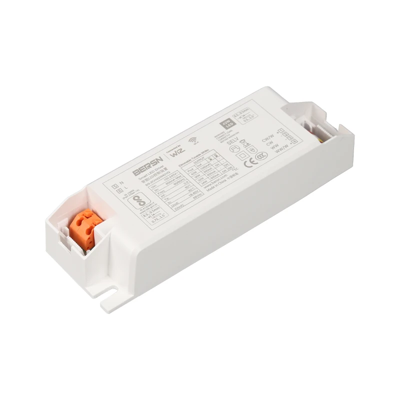 Смарт-светодиодный драйвер 42W 600-1050ma Tuya 40V TW 100-240V Светодиодный источник питания с управлением приложения CE ROHS