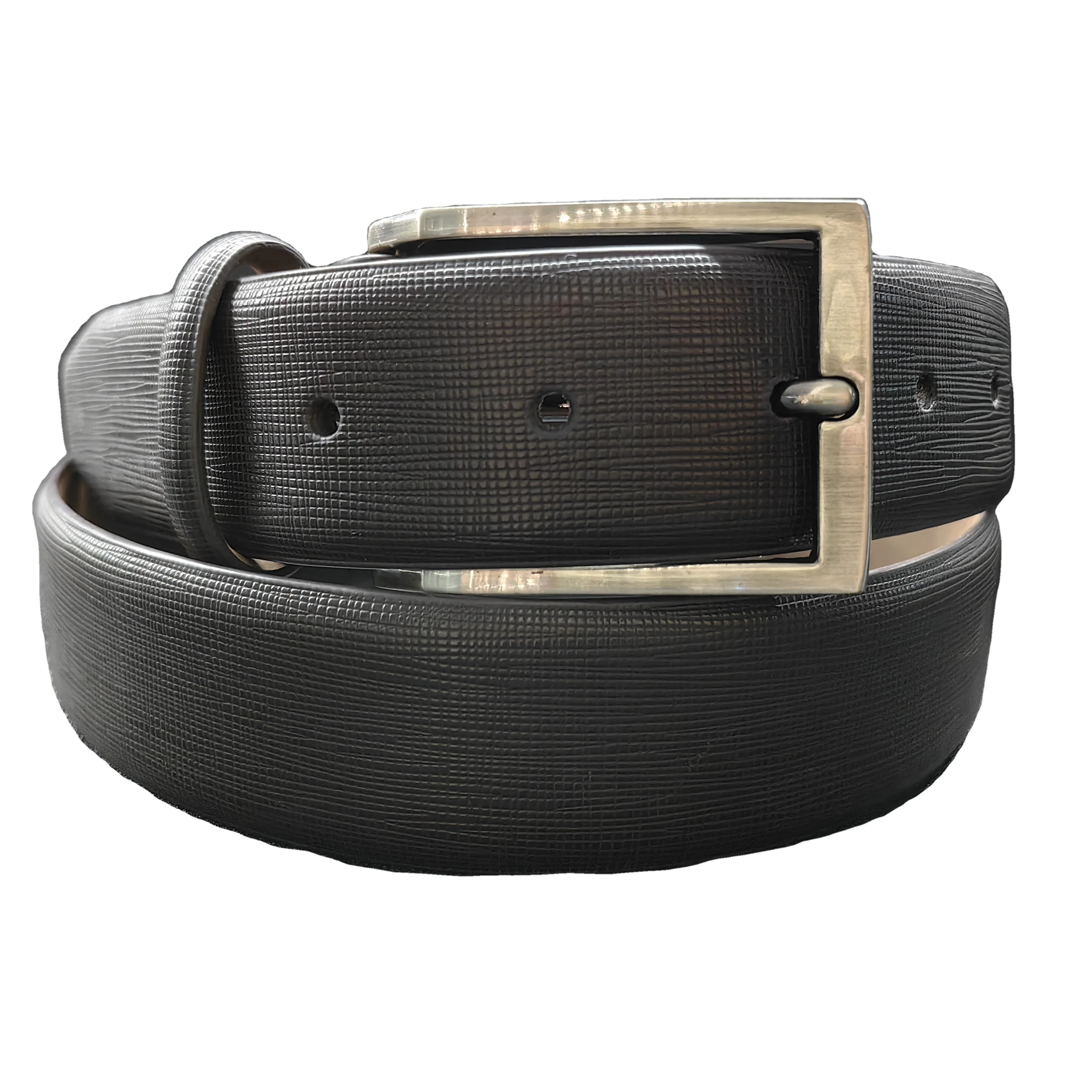FM Factory custom wholesale leisure top single layer PU leather denim luxury brand famous designer belt mens luxury belts