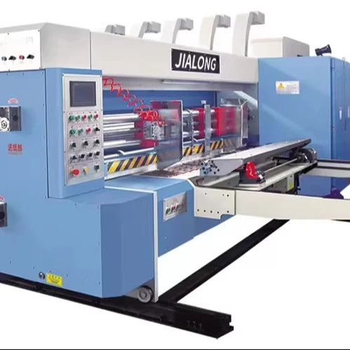 Cheap And High Quality Fully Automatic Lead Edge Feeding Printer Slotter Die Cutting Machine